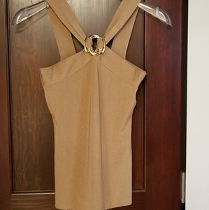 Caché inverted halter top